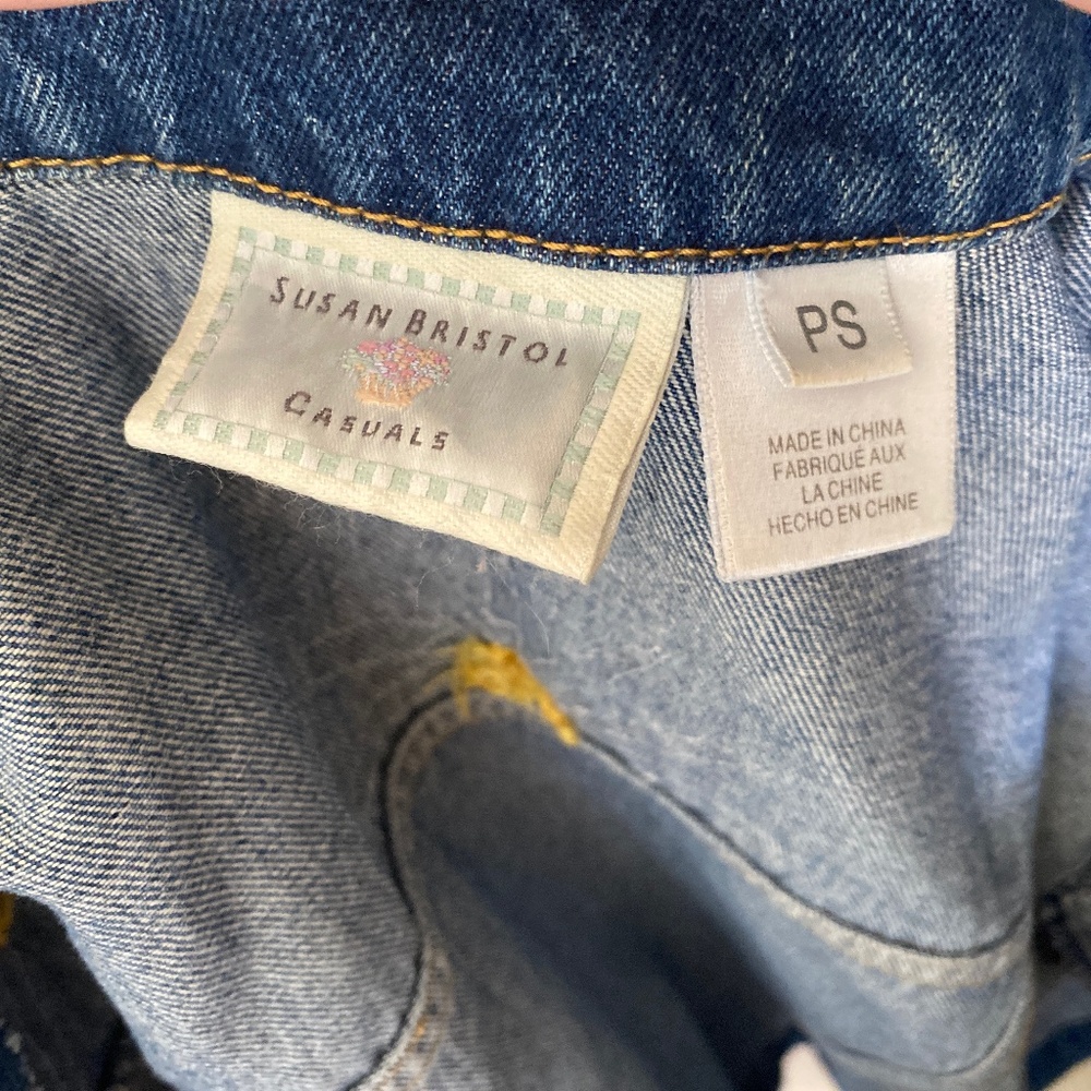 Vintage Susan Bristol Denim Vest - Picture 4 of 4